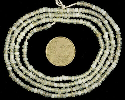 Vintage Opalescent Venetian 3 mm Seed Beads Strand – Old Drawn Trade Beads