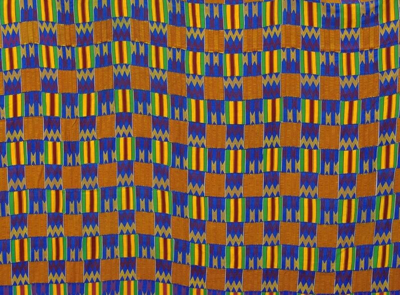 Kente African Ashanti Asante hand woven cloth Art Ghana Akan wall decoration Art - Tribalgh
