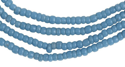 Old Venetian Glass Trade Beads Blue Tiny Seed Beads Ghana West African Trade - alternate view