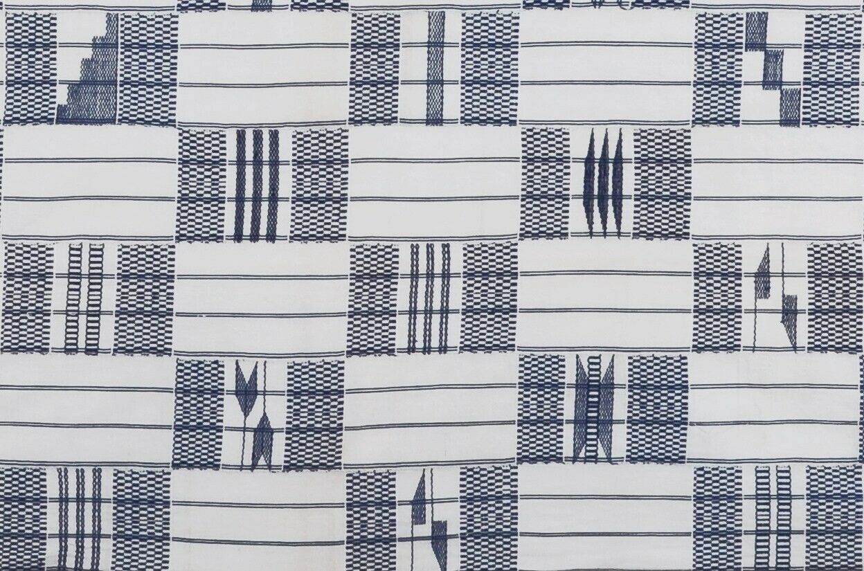 Handgewebter afrikanischer Kente-Stoff Ashanti Ghana Home Interior Design Textilkunst - Tribalgh