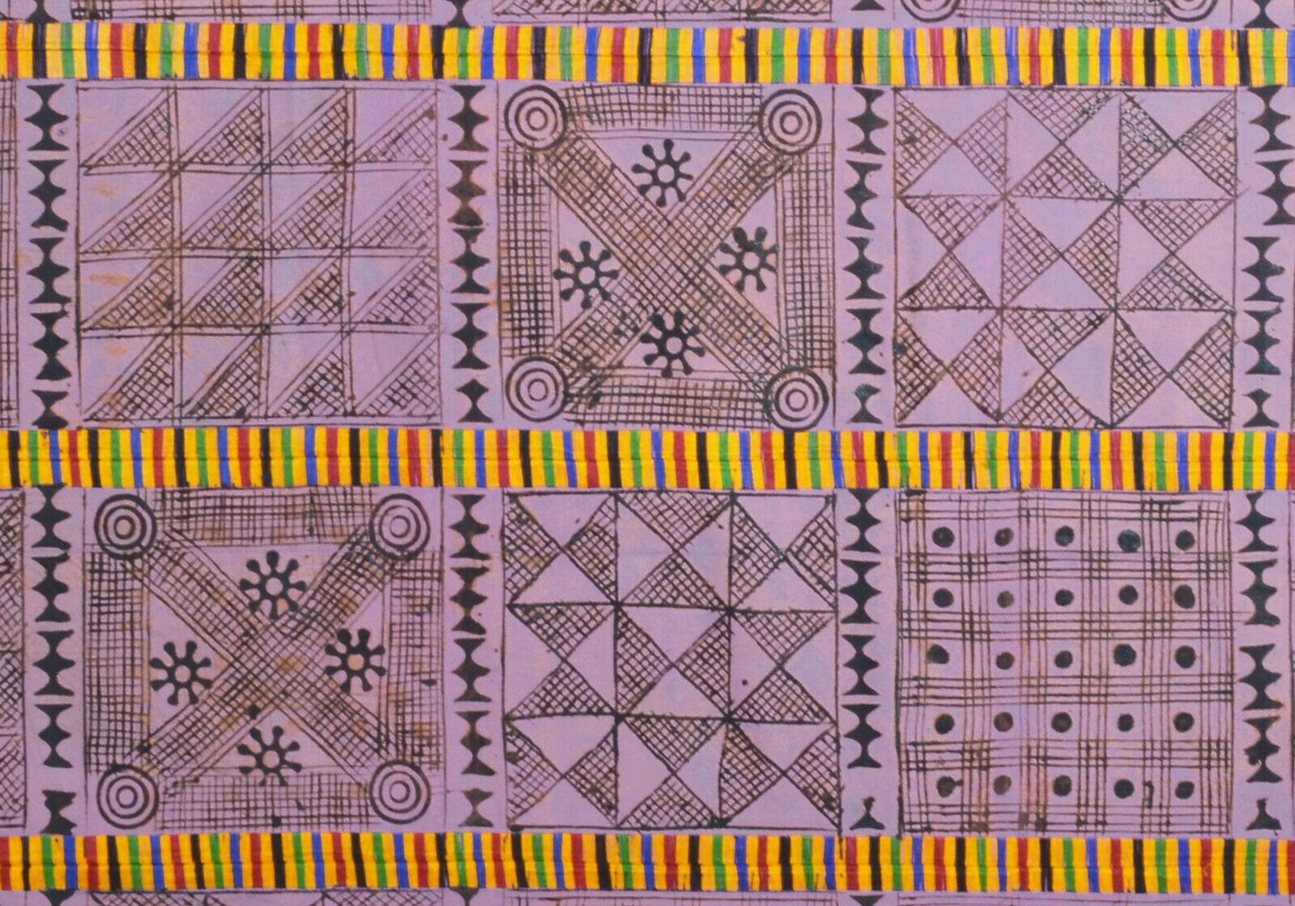 Variety of Adinkra Symbols cloth Ghana African hand stamped - Tribalgh