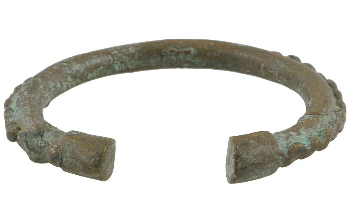 African old brass bronze bracelet currency Akan Fulani Ghana / Burkina Faso - Tribalgh
