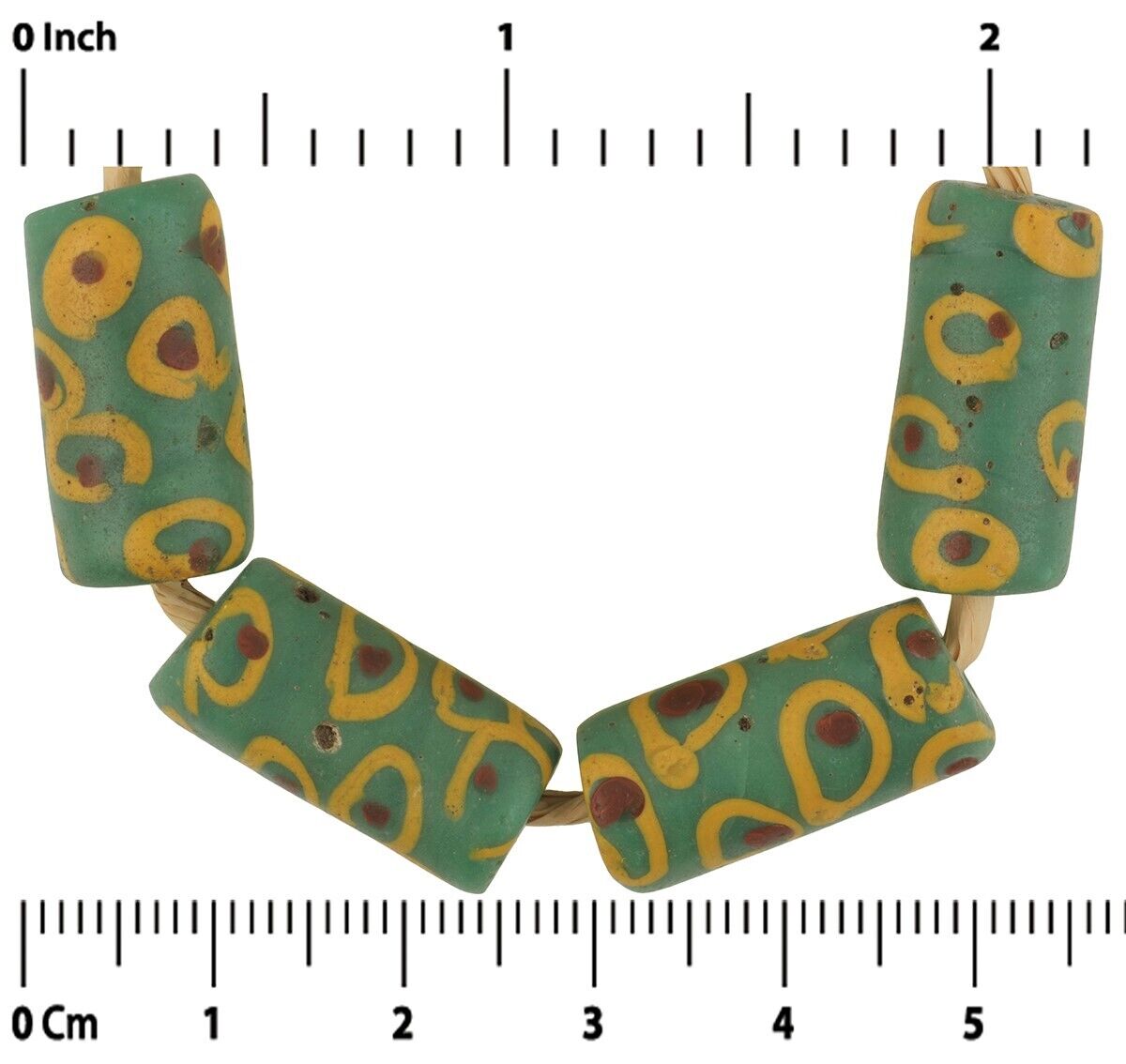 African trade antique beads Venetian glass lampwork Eye Fancy - Tribalgh