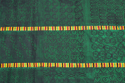 Adinkra Sankofa Symbol African Cloth Ghana hand stamped 1 - Tribalgh