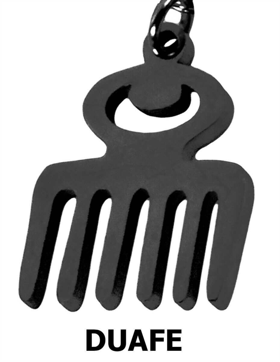 Αφρικανικά σύμβολα Adinkra βραχιόλι γοητείας από ανοξείδωτο χάλυβα ρυθμιζόμενο κόσμημα Γκάνα - Tribalgh