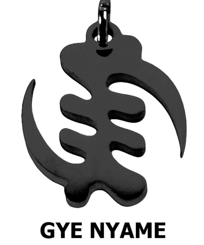 Αφρικανικά σύμβολα Adinkra βραχιόλι γοητείας από ανοξείδωτο χάλυβα ρυθμιζόμενο κόσμημα Γκάνα - Tribalgh