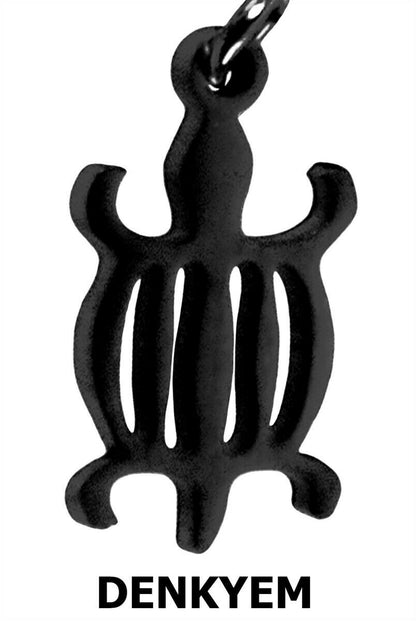 Pulsera con dijes de acero inoxidable con símbolos africanos Adinkra, joyería ajustable de Ghana - Tribalgh