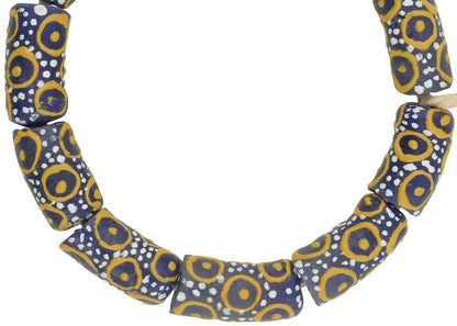 Afrikanische Perlen recyceltes Pulverglas Krobo Armband Ghana Schmuck - Tribalgh