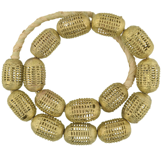 Nigerian Lost Wax Brass Beads