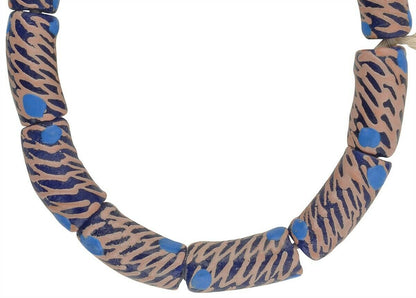 Afrikanische Perlen Krobo Recyclingglas Pulver Ghana Schmuck Armband - alternative Ansicht