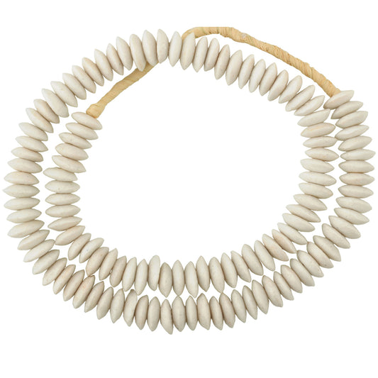 Krobo Perlen recyceltes Pulverglas handgefertigte Scheiben Afrikanischer Handel ethnische Kunst - Tribalgh