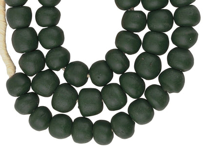 Krobo beads recycled powder glass handmade African trade - Tribalgh