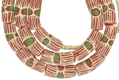 Handgemachte recycelte Perlen Pulverglas afrikanischen ethnischen Schmuck Ghana