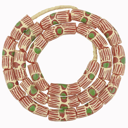 Handgemachte recycelte Perlen Pulverglas afrikanischen ethnischen Schmuck Ghana