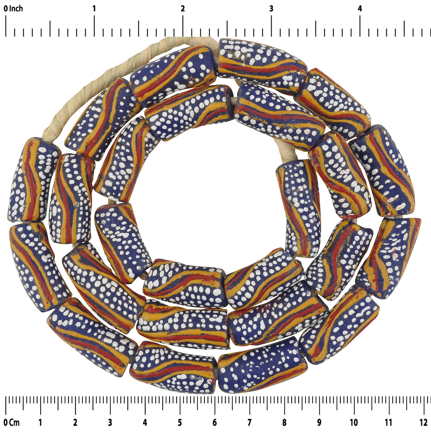 African Krobo beads powder glass recycled handmade tribal Ghana – Tribalgh