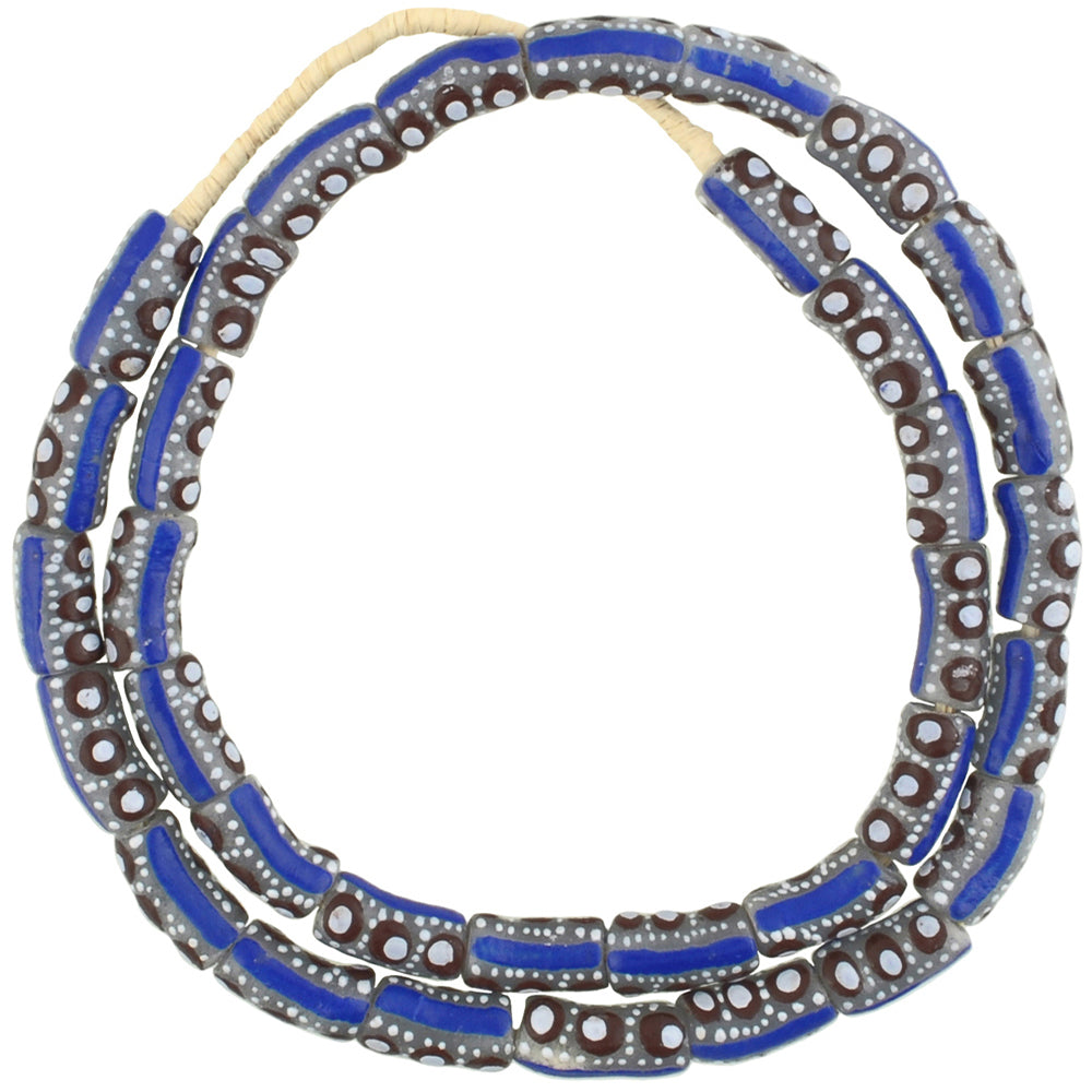 Recycled Glass Powder Beads Handmade Krobo Ceremonial Dipo Jewelry African Trade