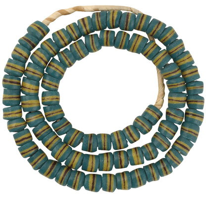 Recycled Beads Handmade Glass African Necklace Ceremonial Jewelry