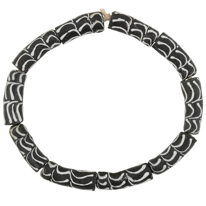 Afrikanische Perlen handgemachtes Krobo Schmuckarmband aus recyceltem Glas Ghana - Tribalgh