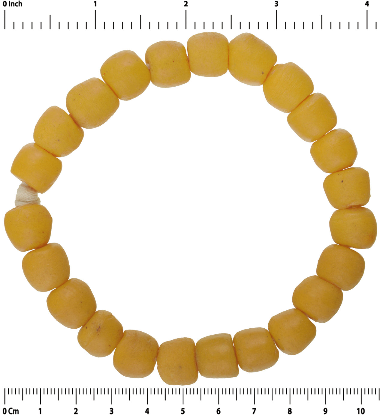 Recycled Beads African Krobo Powder Glass Trade Beads Dipo Ghana Necklace New - alternate view