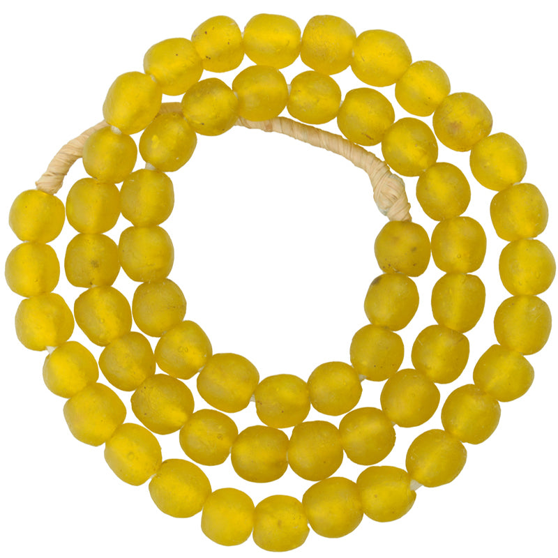 African Trade Beads Krobo Recycled Powder Glass Dipo Festival Necklace Jewelry