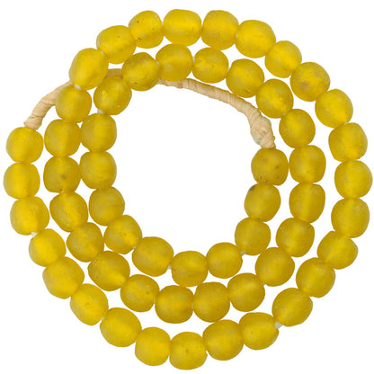 African Trade Beads Krobo Recycled Powder Glass Dipo Festival Necklace Jewelry