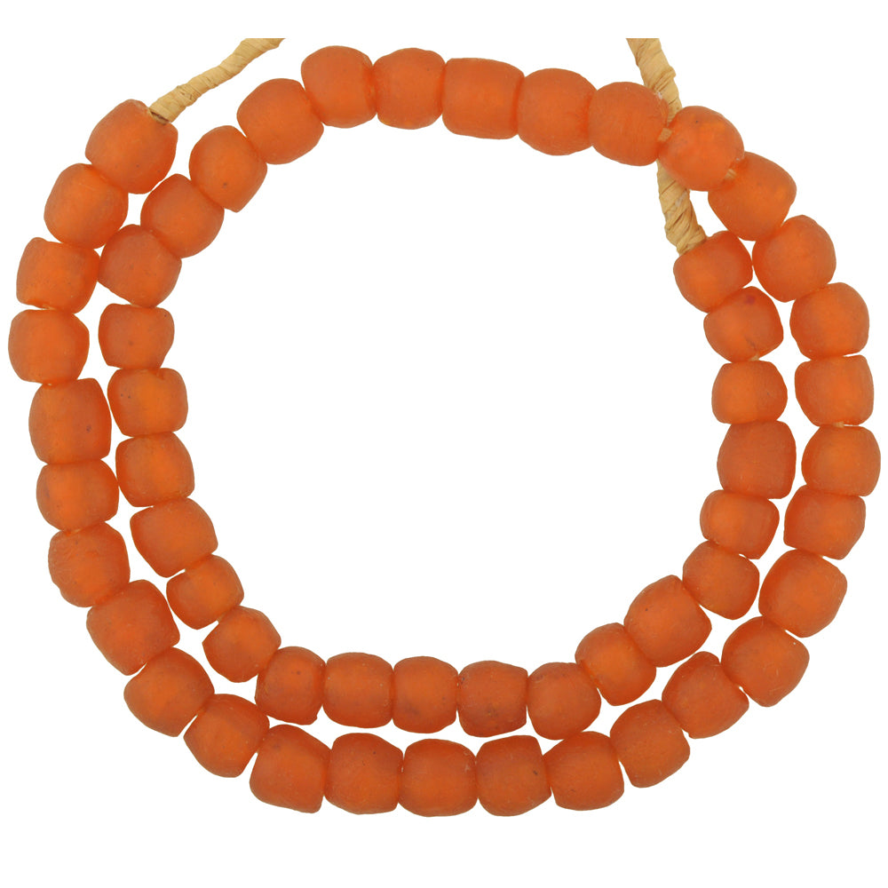 Authentic African Trade Beads - Translucent Recycled Bottle Glass