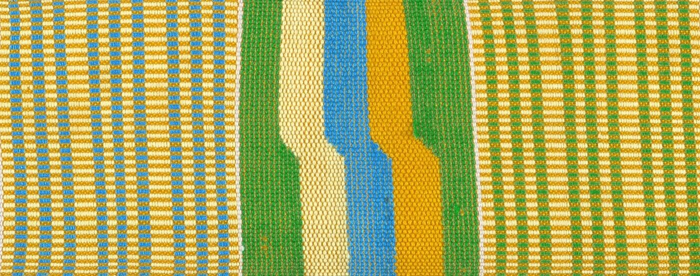 Kente African Stola Tuch handgewebter Schal Ashanti Afrikanischer Stoff - Tribalgh