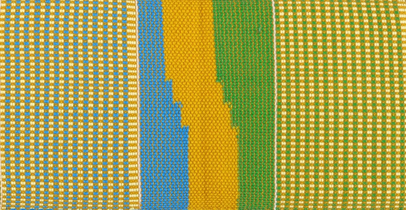 Kente scarf Ghana African cloth handwoven stole home decoration - Tribalgh