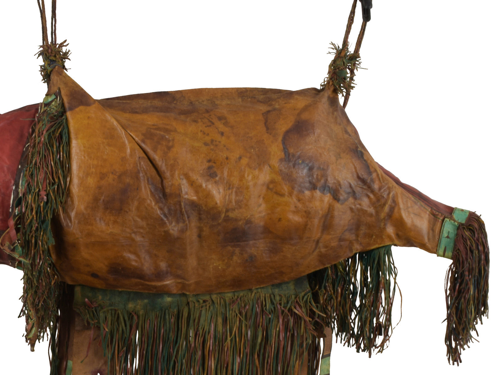 Camel Saddle Bag Old African Tuareg leather Sahara Niger Mali Sahara Bedouin - Tribalgh