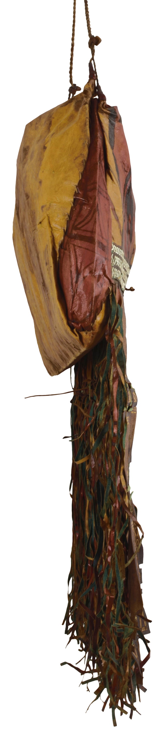 Alte afrikanische Tuareg-Leder-Kamel-Pferdetasche aus Niger Peul Fulani Sahara-Kunst - Tribalgh