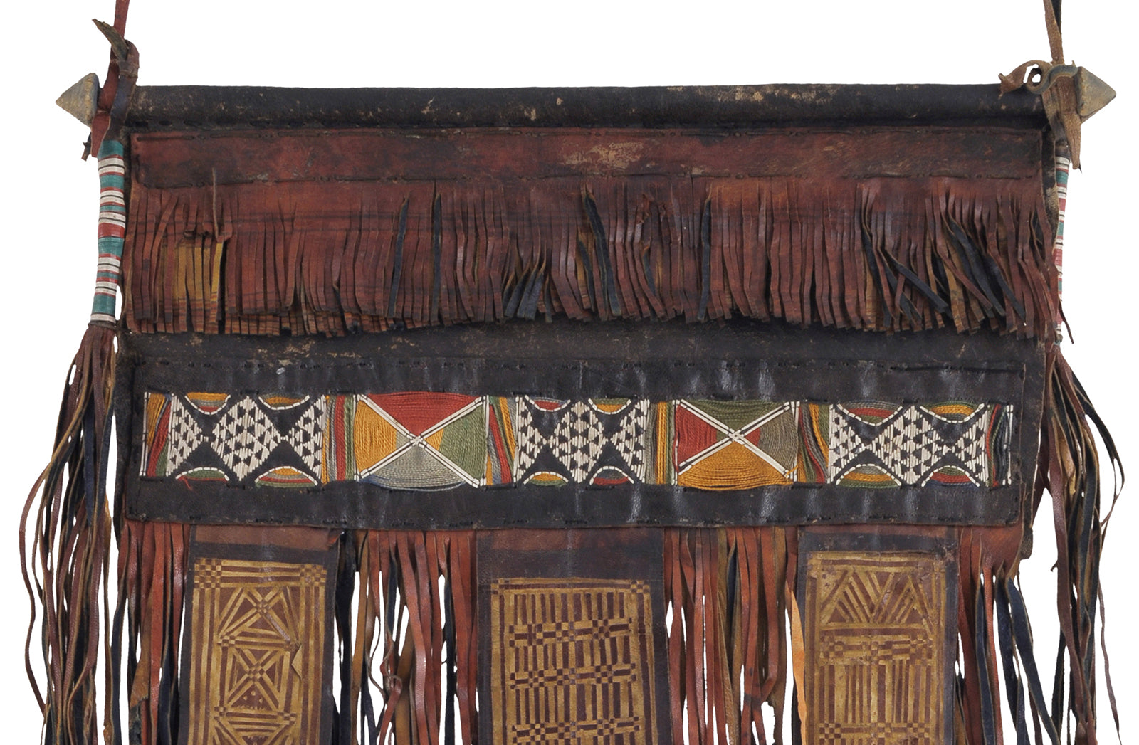 Tuareg Leather Tent panel African decoration Mali Niger Sahara - Tribalgh