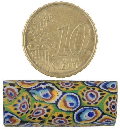 Antike afrikanische Handelsperle Millefiori Venezianisches Mosaikglas - Tribalgh