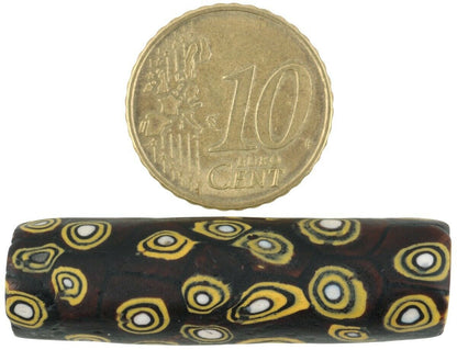Seltenes, aus dem afrikanischen Handel stammendes, antikes venezianisches Millefiori-Glas, großes Murano-Mosaik – Tribalgh