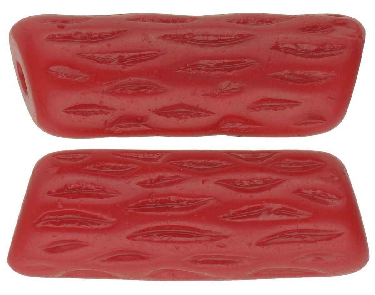 African trade beads old red Coral Bohemian Czech molded glass Ghana jewelry - Tribalgh