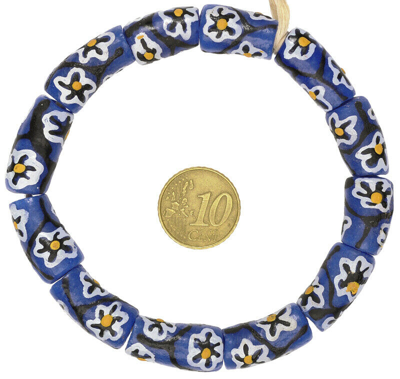 Krobo-Perlen aus recyceltem Pulverglas, afrikanischer Schmuck, Ghana – Tribalgh
