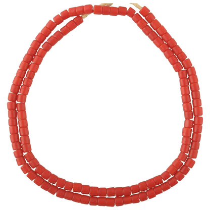 Perline del commercio africano vecchia collana di perline di vetro ceco della Boemia del Ghana - Tribalgh