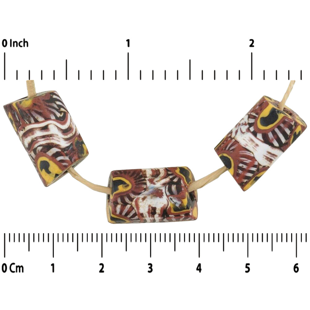 Редкие африканские бусины старый петух миллефиори бусины из венецианского стекла муранская птица - Tribalgh