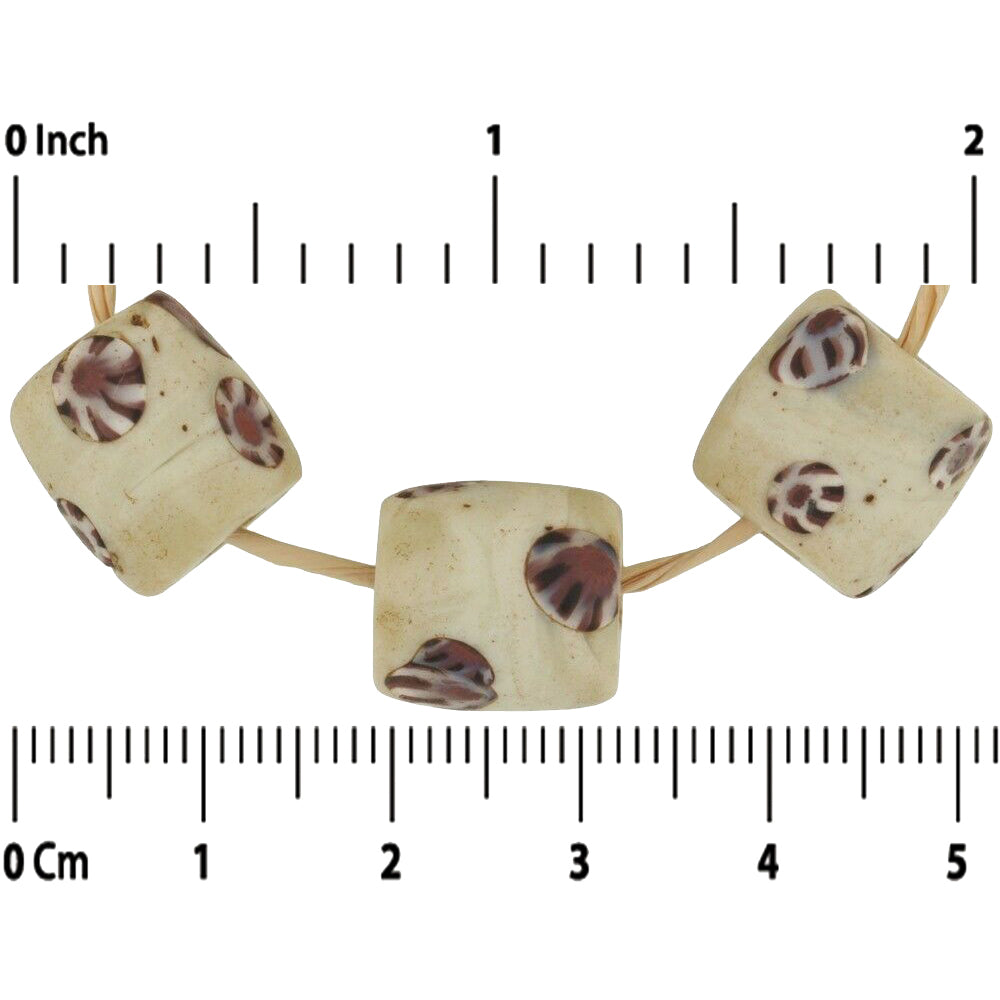 Торговые бусины из старинного венецианского стекла редкие мозаичные стеклянные бусины миллефиори Африканская торговля - Tribalgh