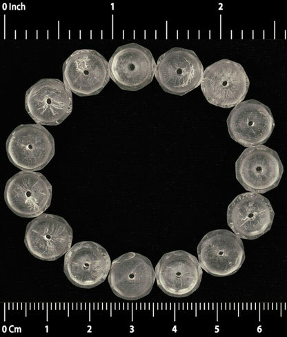 Anciennes perles de commerce africaines antiques en verre vénitien au chalumeau Eye Fancy Ghana bijoux - Tribalgh