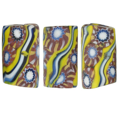 Antique Venetian Mosaic Glass Trade Beads | Millefiori African Beads