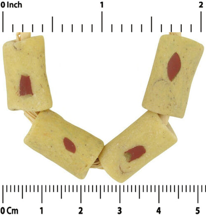 Authentic old Akoso powder glass beads antique African trade ethnic jewelry - Tribalgh