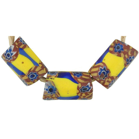 Trade Beads Antiguo mosaico veneciano millefiori raro - Tribalgh