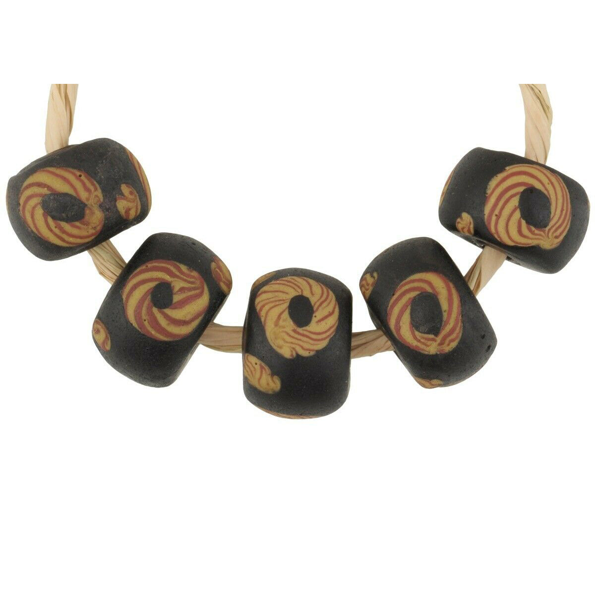 Antique Venetian trade beads lampwork glass - Tribalgh