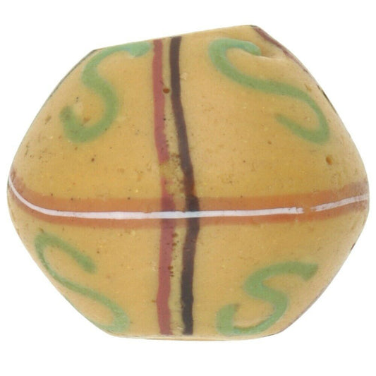 African trade bead antique King Venetian glass bead old bicone Ghana trade rare - Tribalgh