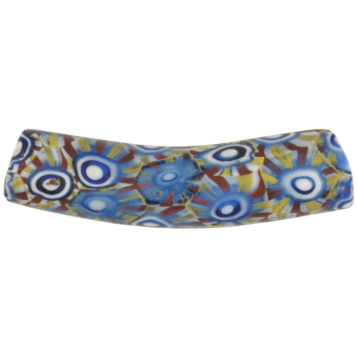 Antiker Perlbogen Millefiori Venezianisches Glas Murano Mosaik afrikanischer Handel - Tribalgh