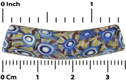 Antiker Perlbogen Millefiori Venezianisches Glas Murano Mosaik afrikanischer Handel - Tribalgh