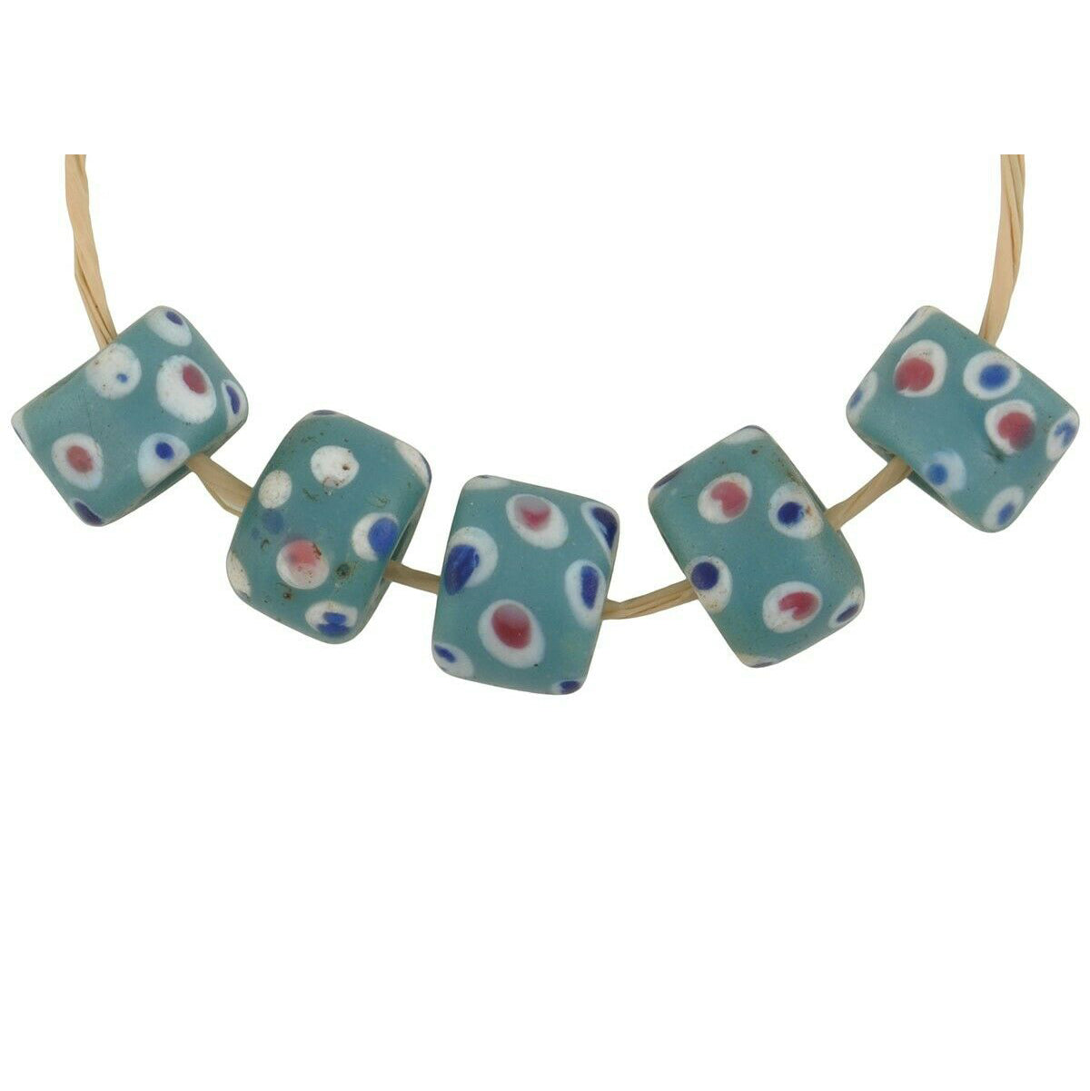 African trade beads antique Venetian glass Thousand eyes lampwork - Tribalgh
