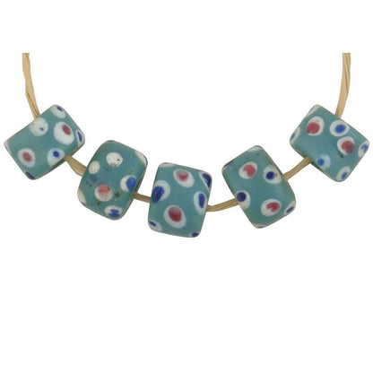 Afrikanische Handelsperlen antikes venezianisches Glas Tausend Augen Lampwork - Tribalgh