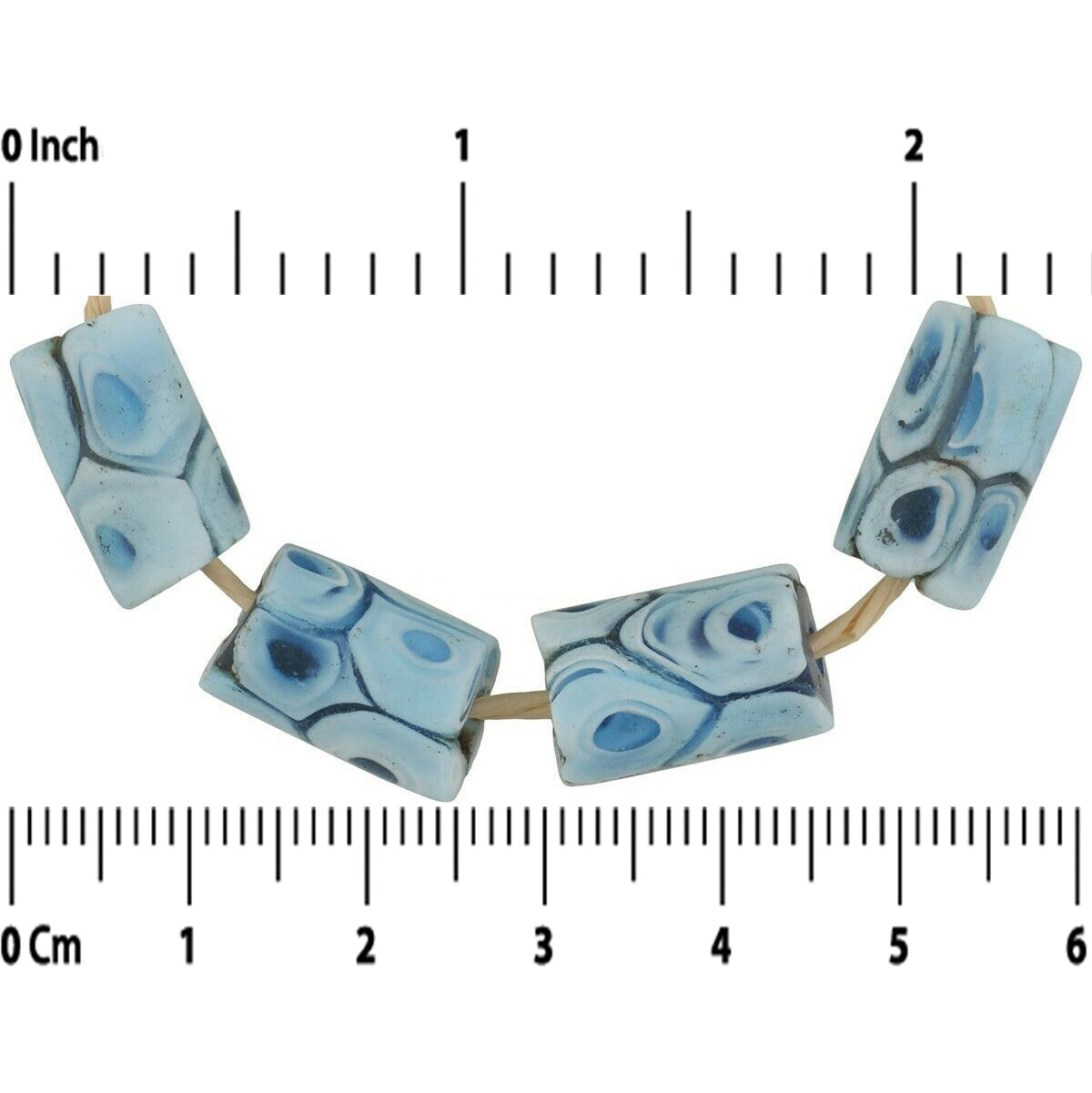 Антикварные африканские бусы, старая мозаика из венецианского стекла Millefiori - Tribalgh