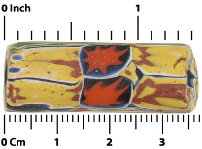 Afrikanischer Handel, antikes Perlen-Millefiori, venezianisches Murano-Glasmosaik, selten – Tribalgh